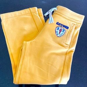 Abercrombie Yellow Sweatpants Size XL